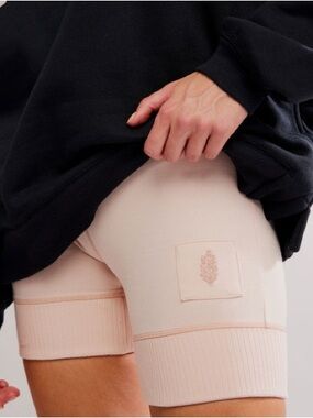 FP Movement by Free People Blush Pink Athletic Bike Shorts